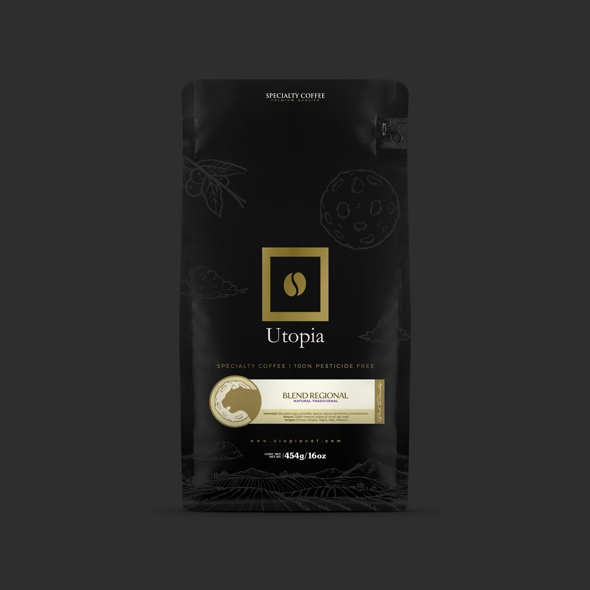 Café utopia blend regional tradicional